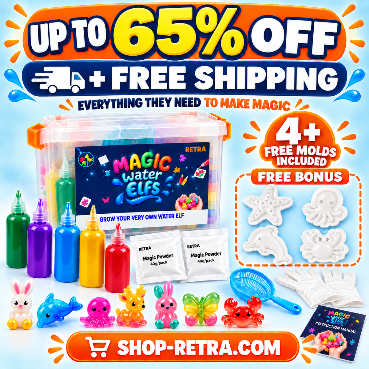 Retra AquaMold Magic Water Kit